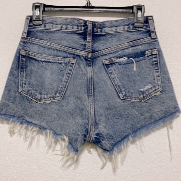 Agolde Parker Coastal Vintage Cut Off Retro High-Rise Pin Up Girl Booty Short 23 - Picture 5 of 9